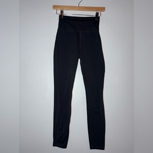 NWOT Unlabeled by Anna Petrosian Black High Waisted Leggings Size XS